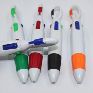 Carabiner Pen-Multicolour Retractable Ballpoint Pen