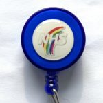rainbow badge reel